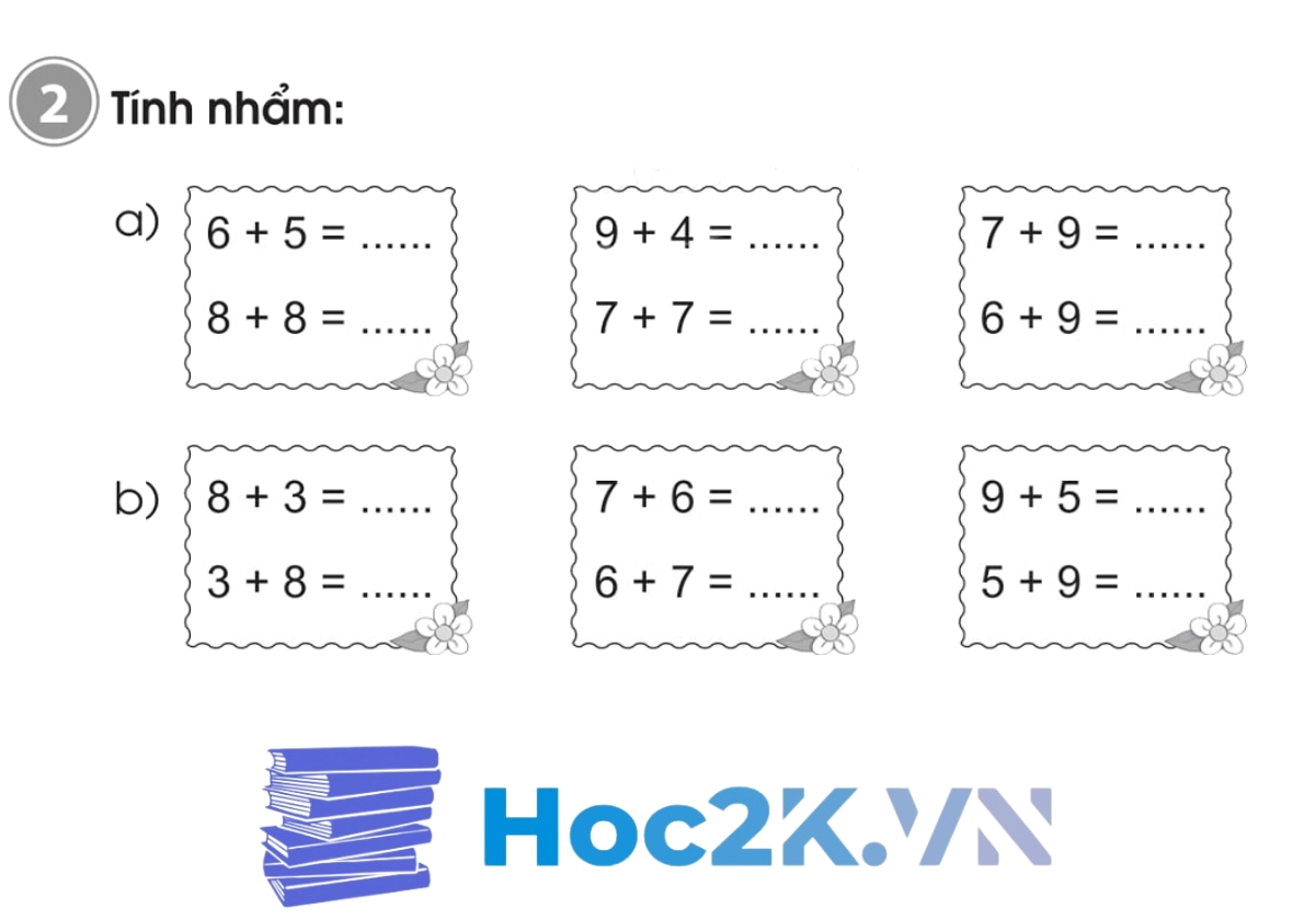 Bài 12: Bảng cộng (có nhớ) trong phạm vi 20 - Hình 3