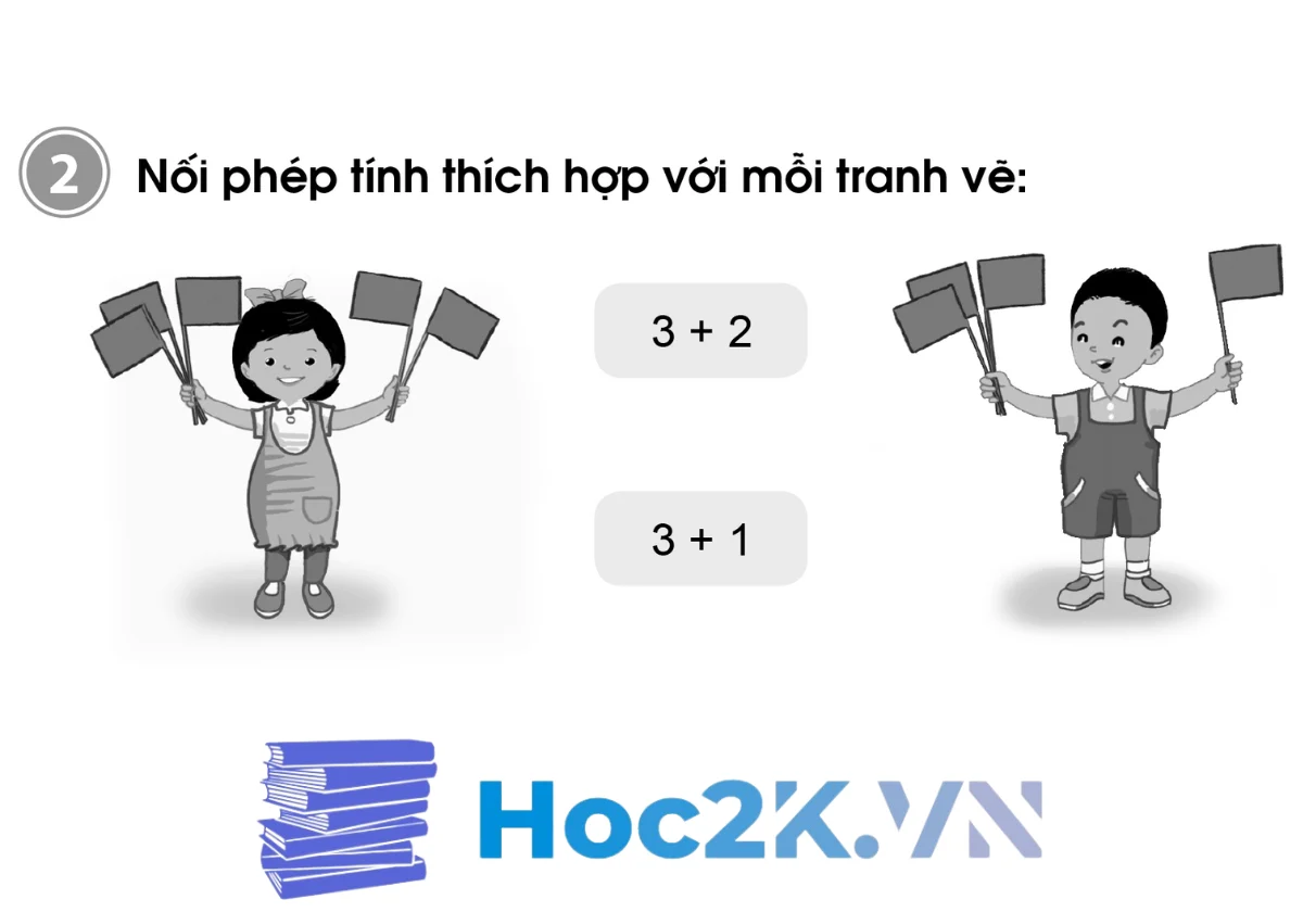 Bài 14: Làm quen với Phép cộng - Dấu cộng - Hình 3