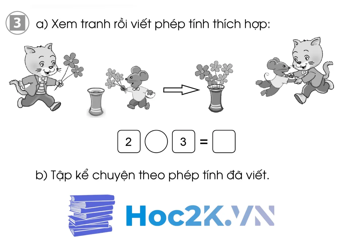 Bài 14: Làm quen với Phép cộng - Dấu cộng - Hình 5