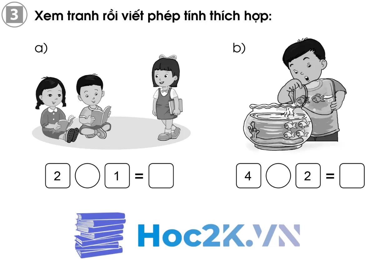 Bài 15: Làm quen với Phép cộng - Dấu cộng (tiếp theo) - Hình 5