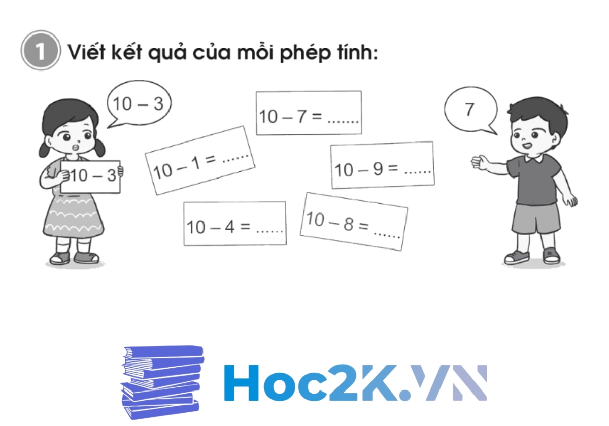 Bài 15: Luyện tập phép trừ (không nhớ) trong phạm vi 20 - Hình 1