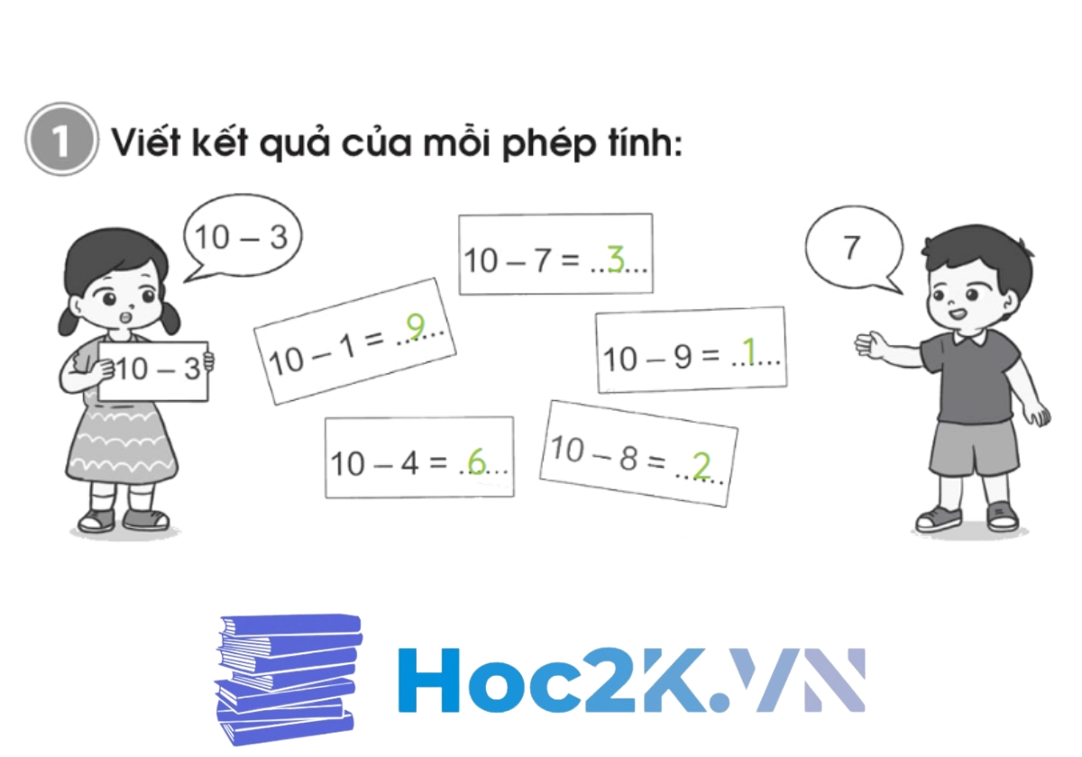 Bài 15: Luyện tập phép trừ (không nhớ) trong phạm vi 20 - Hình 2