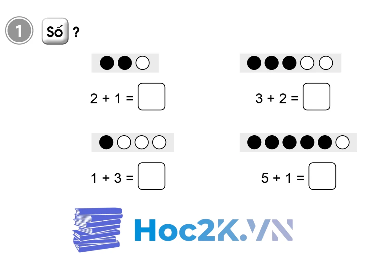 Bài 16: Phép cộng trong phạm vi 6 - Hình 1