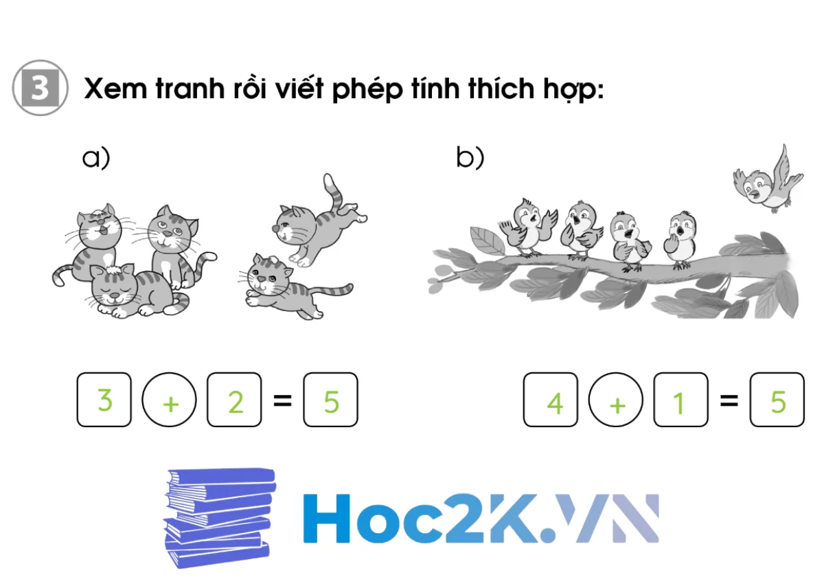 Bài 16: Phép cộng trong phạm vi 6 - Hình 6