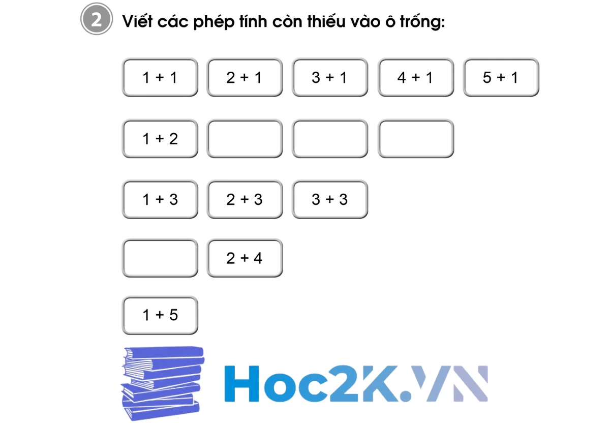 Bài 17: Phép cộng trong phạm vi 6 (tiếp theo) - Hình 3