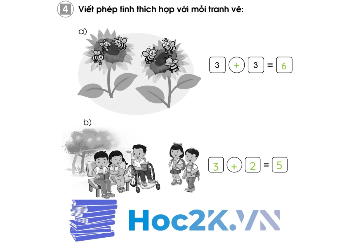 Bài 17: Phép cộng trong phạm vi 6 (tiếp theo) - Hình 8