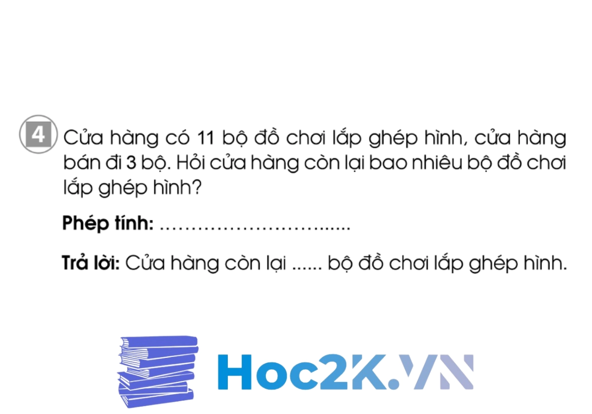 Bài 17: Phép trừ (có nhớ) trong phạm vi 20 (tiếp theo) - Hình 7