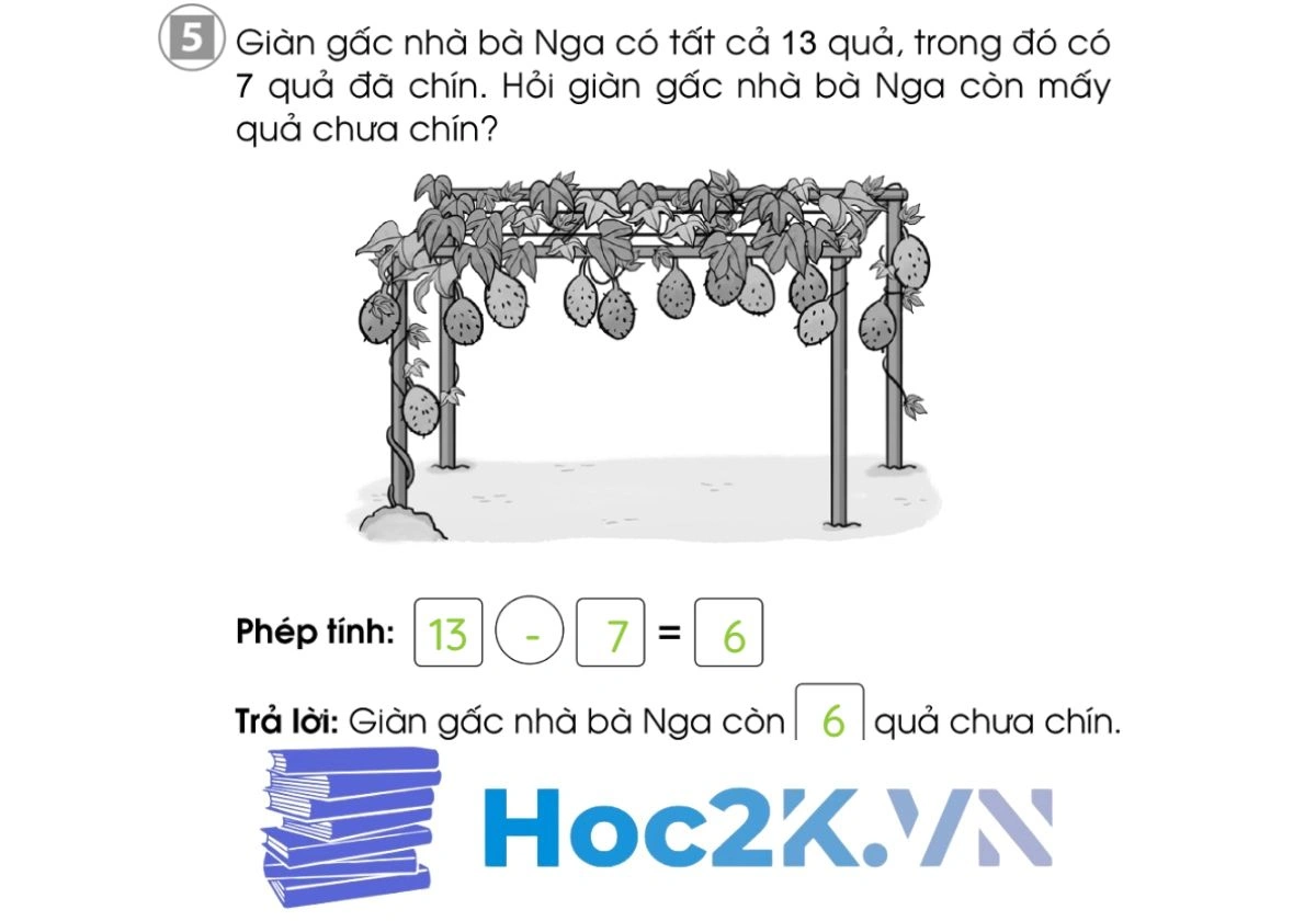 Bài 19: Bảng trừ (có nhớ) trong phạm vi 20 - Hình 10