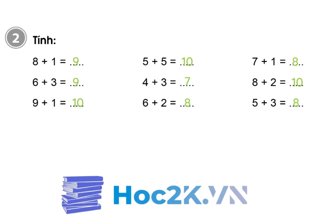 Bài 19: Phép cộng trong phạm vi 10 - Hình 4