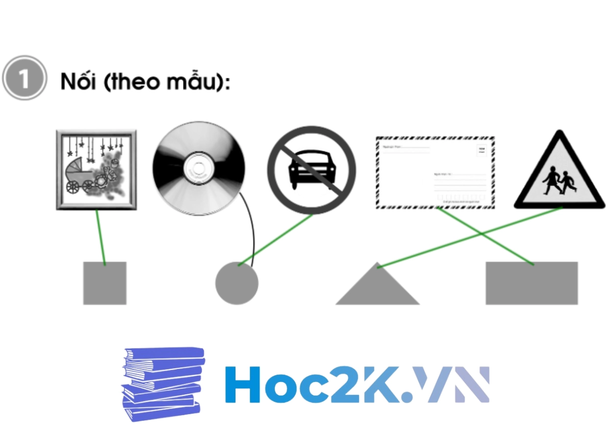 Bài 2: Hình vuông - Hình tròn - Hình tam giác - Hình chữ nhật - Hình 2