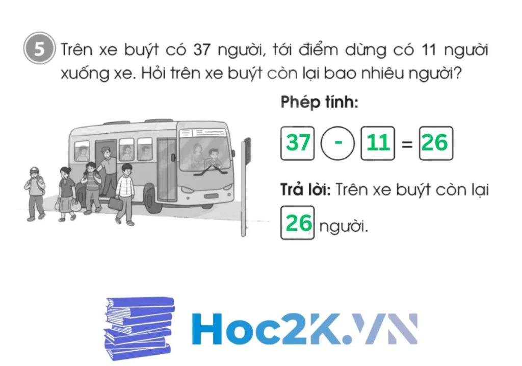 Bài 2: Ôn tập về phép cộng, phép trừ (không nhớ) trong phạm vi 100 - Hình 10