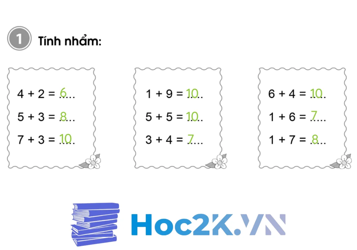 Bài 21: Phép cộng trong phạm vi 10 (tiếp theo) - Hình 2