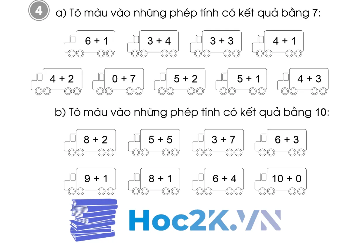 Bài 21: Phép cộng trong phạm vi 10 (tiếp theo) - Hình 7