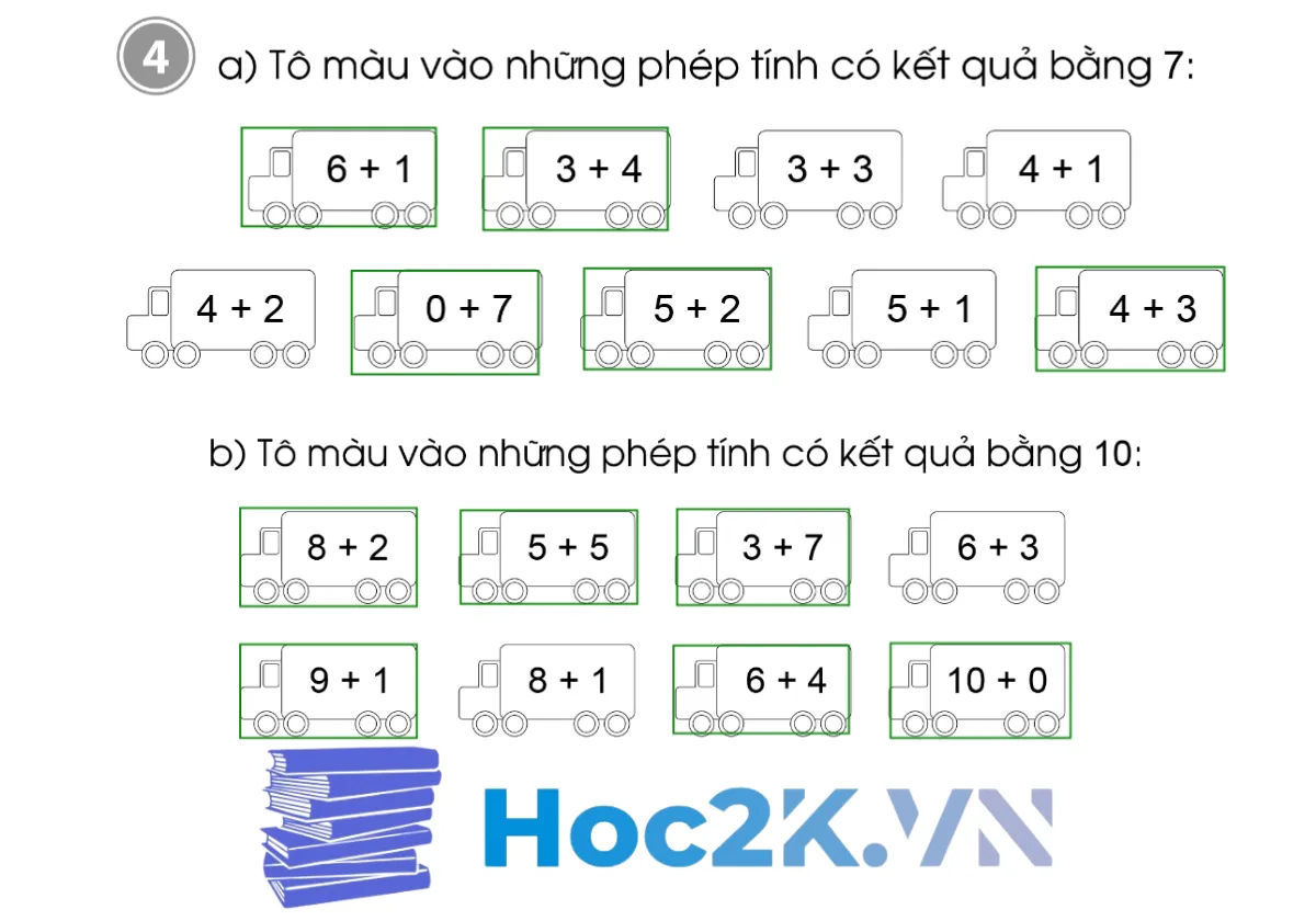 Bài 21: Phép cộng trong phạm vi 10 (tiếp theo) - Hình 8