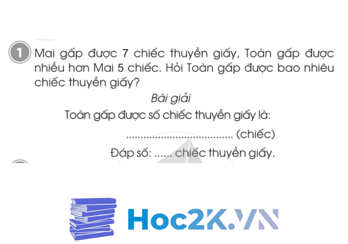 Bài 24: Bài toán liên quan đến phép cộng, phép trừ (tiếp theo) - Hình 1