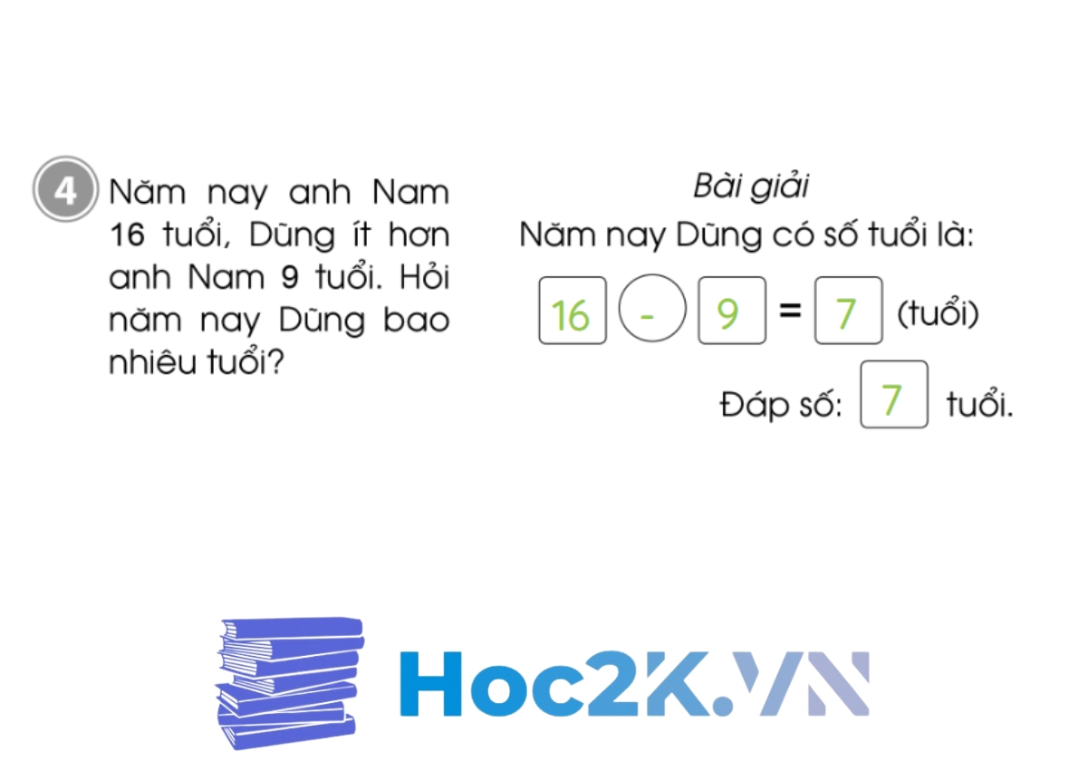 Bài 24: Bài toán liên quan đến phép cộng, phép trừ (tiếp theo) - Hình 8