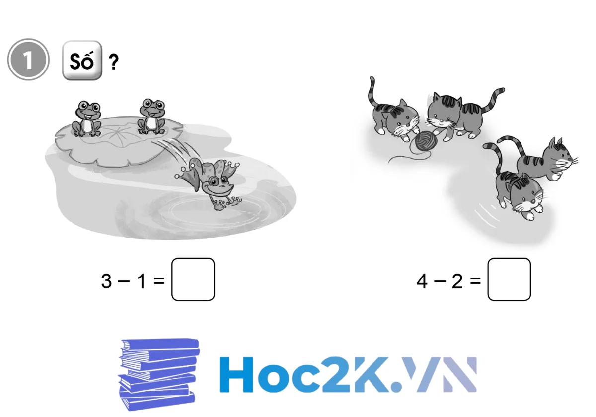 Bài 24: Làm quen với Phép trừ - Dấu trừ - Hình 1