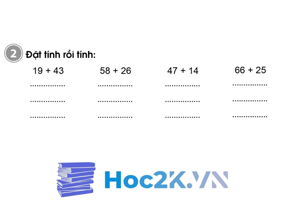 Bài 29: Phép cộng (có nhớ) trong phạm vi 100 - Hình 3