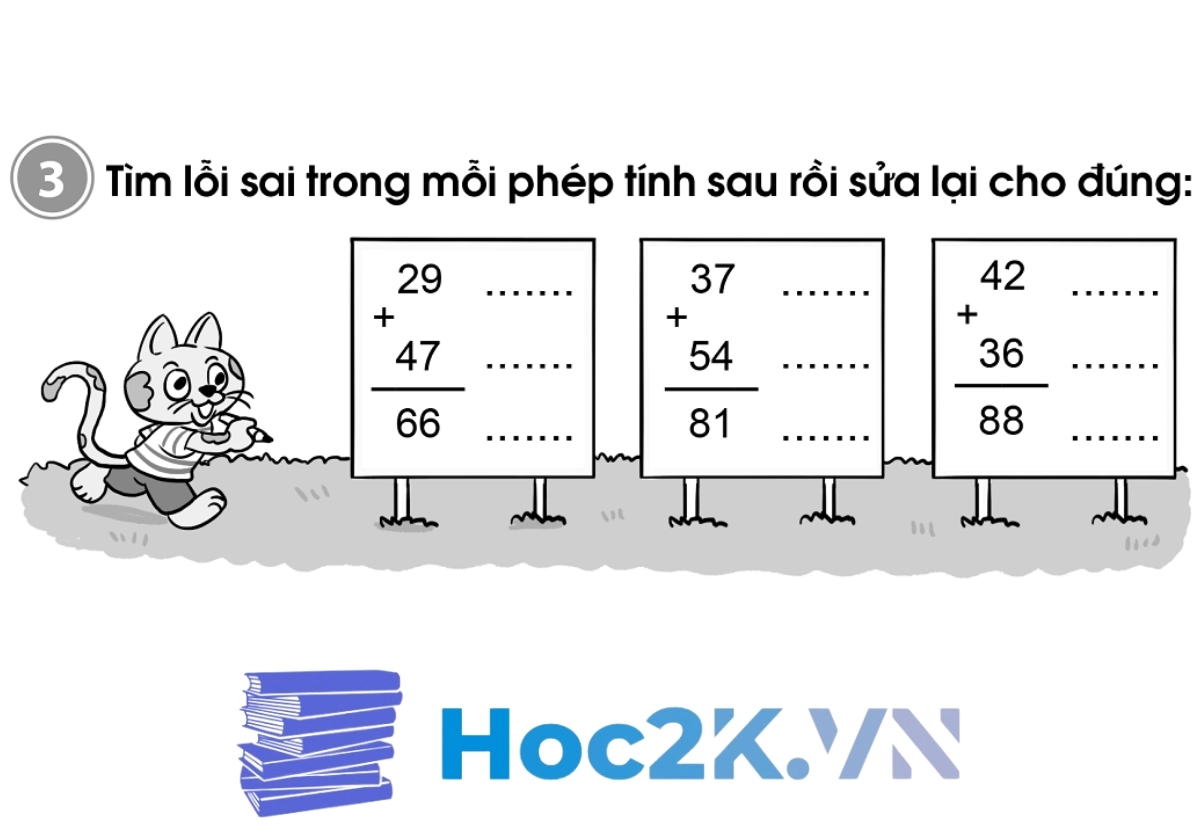 Bài 29: Phép cộng (có nhớ) trong phạm vi 100 - Hình 5