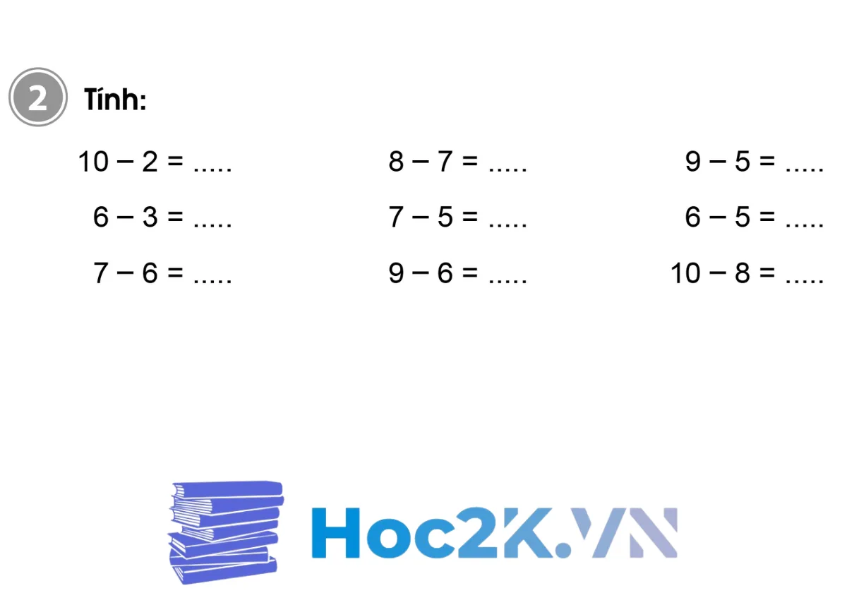 Bài 29: Phép trừ trong phạm vi 10 - Hình 3