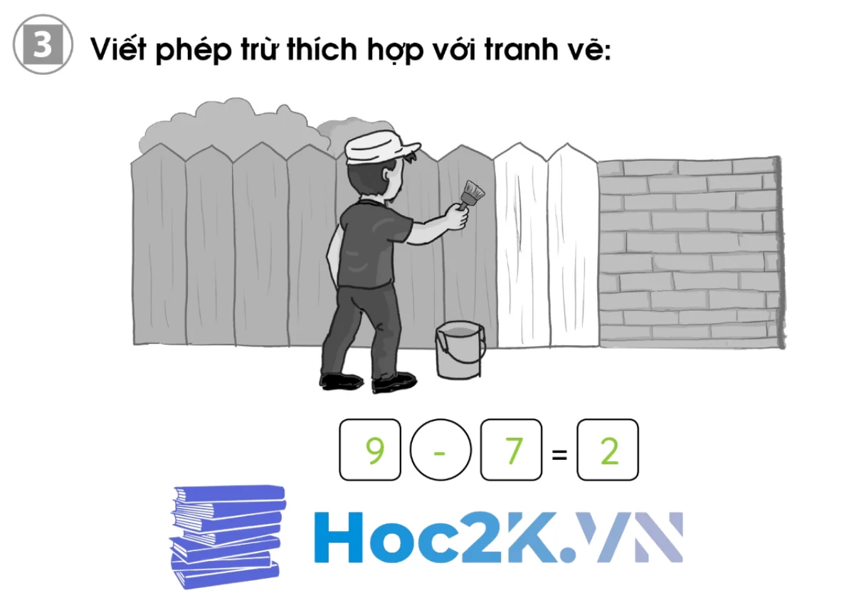 Bài 29: Phép trừ trong phạm vi 10 - Hình 6