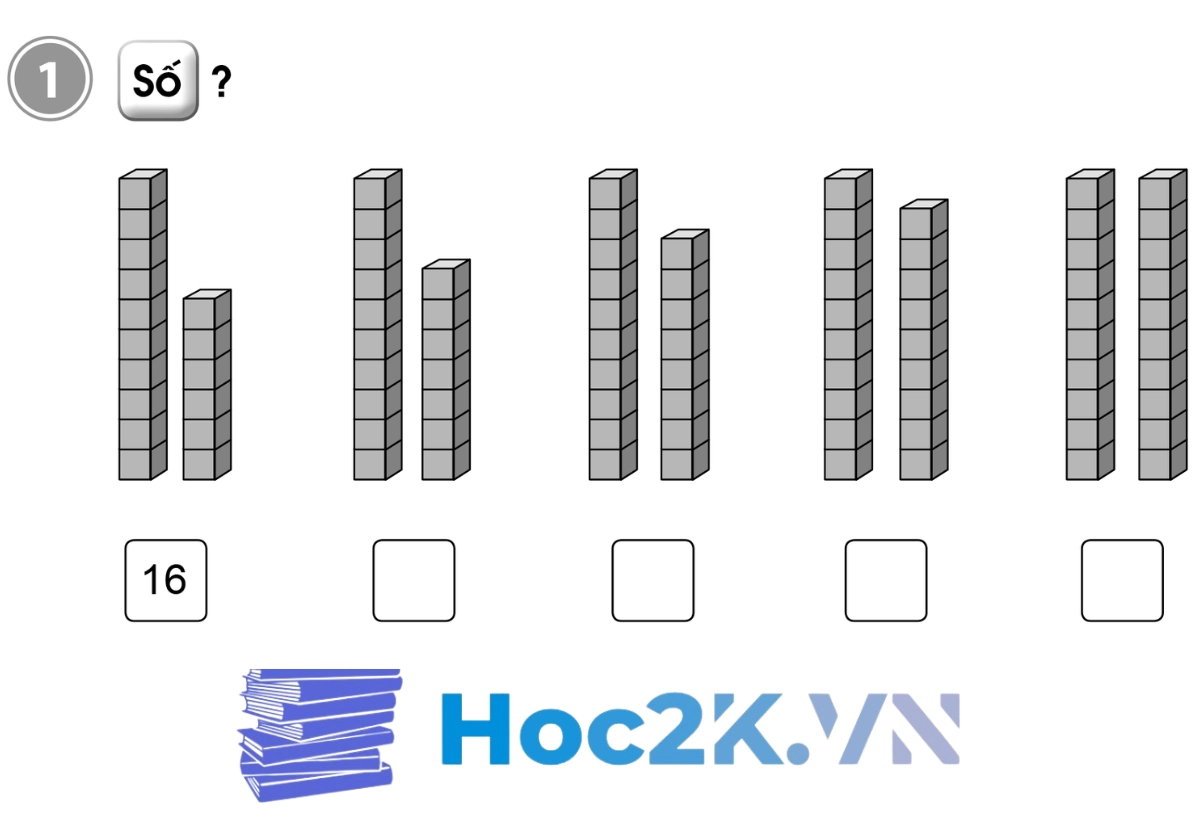 Bài 40: Các số 17, 18, 19, 20 trang 6,7 - Hình 1