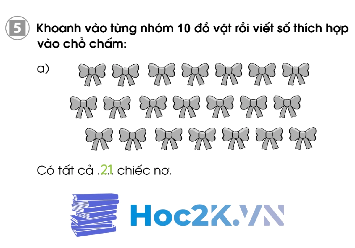 Bài 43: Các số có hai chữ số (từ 21 đến 40) - Hình 11