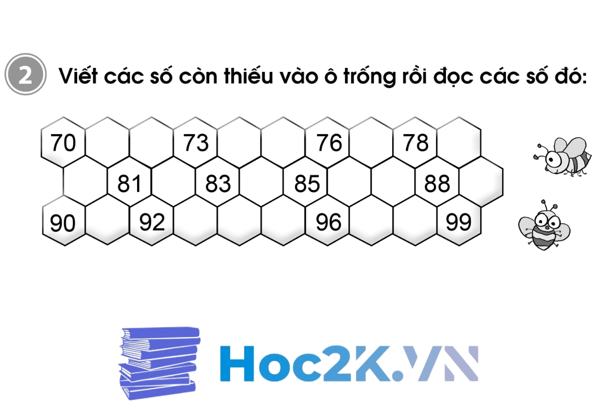 Bài 45: Các số có hai chữ số (từ 71 đến 99) - Hình 5