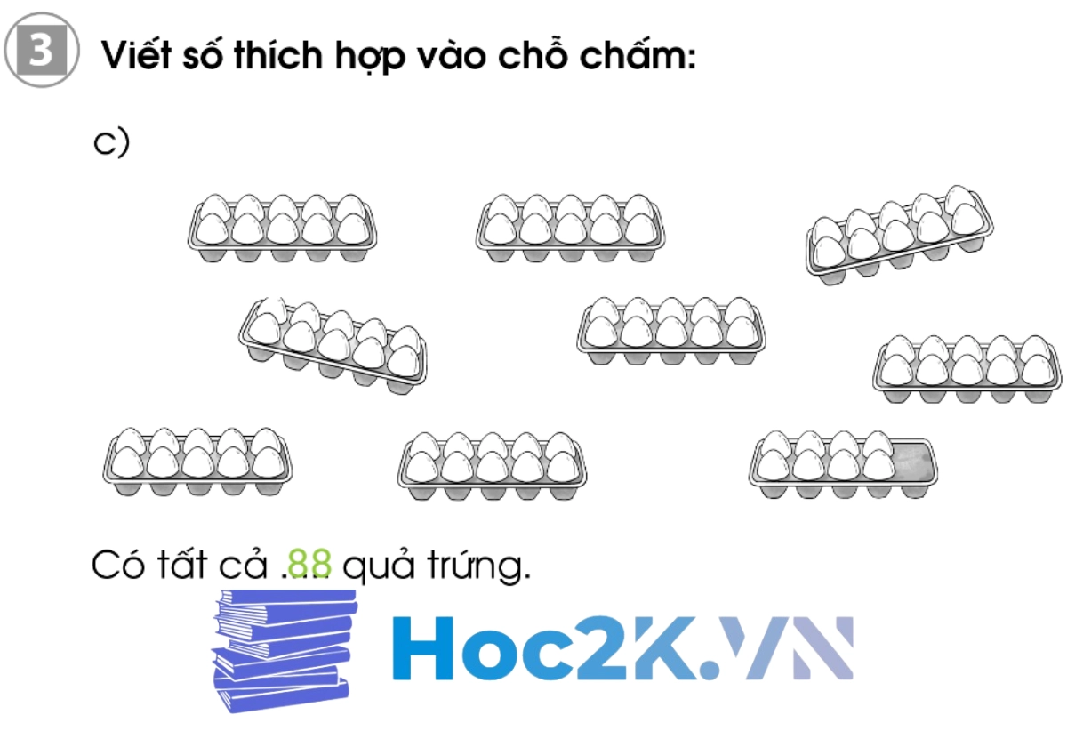 Bài 46: Các số đến 100 - Hình 10