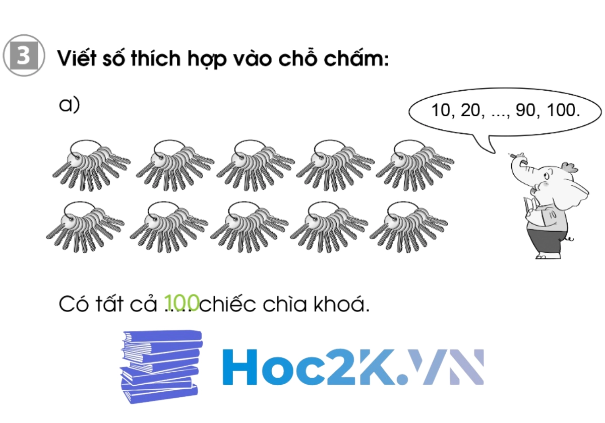 Bài 46: Các số đến 100 - Hình 8