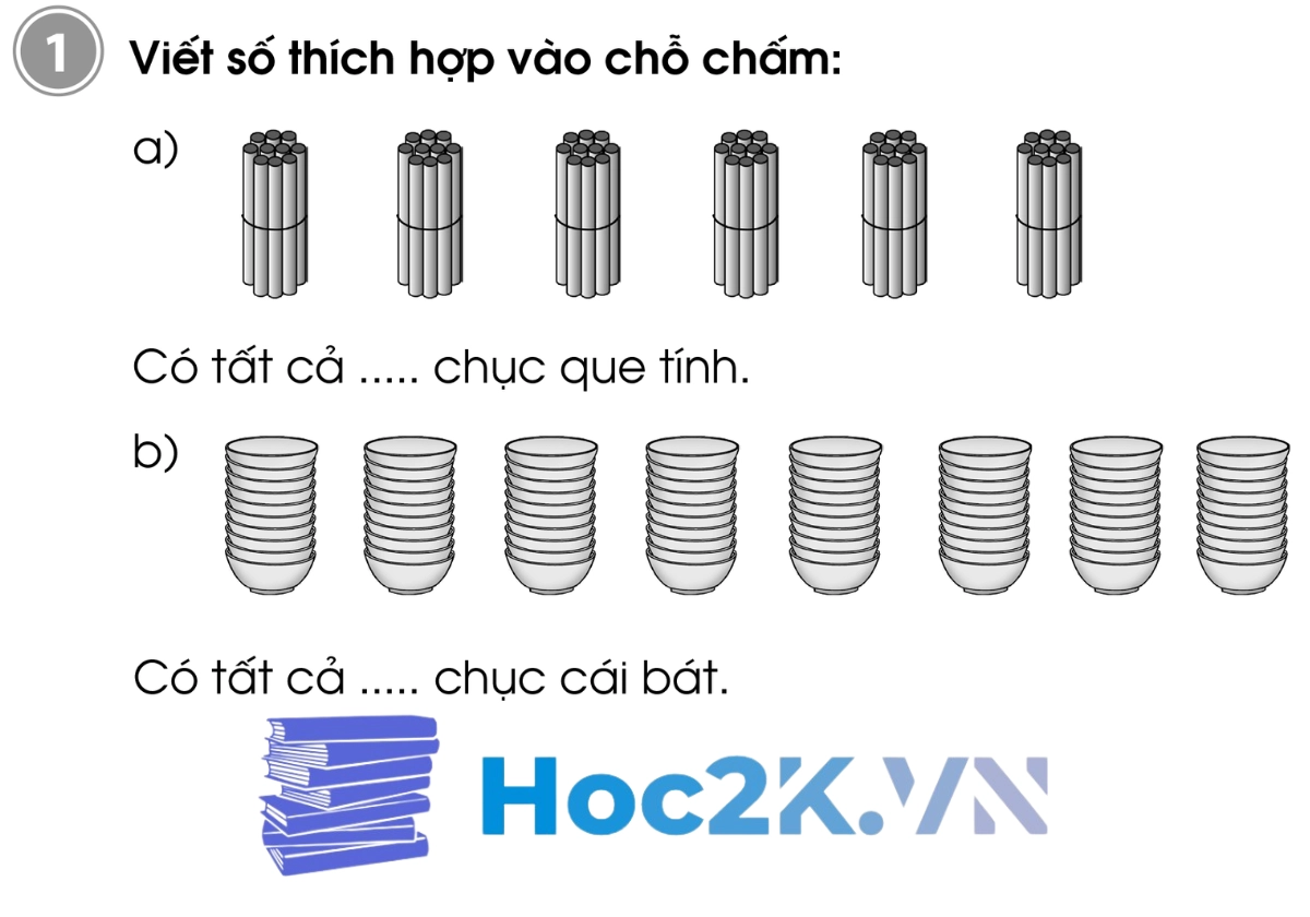 Bài 47: Chục và đơn vị - Hình 1