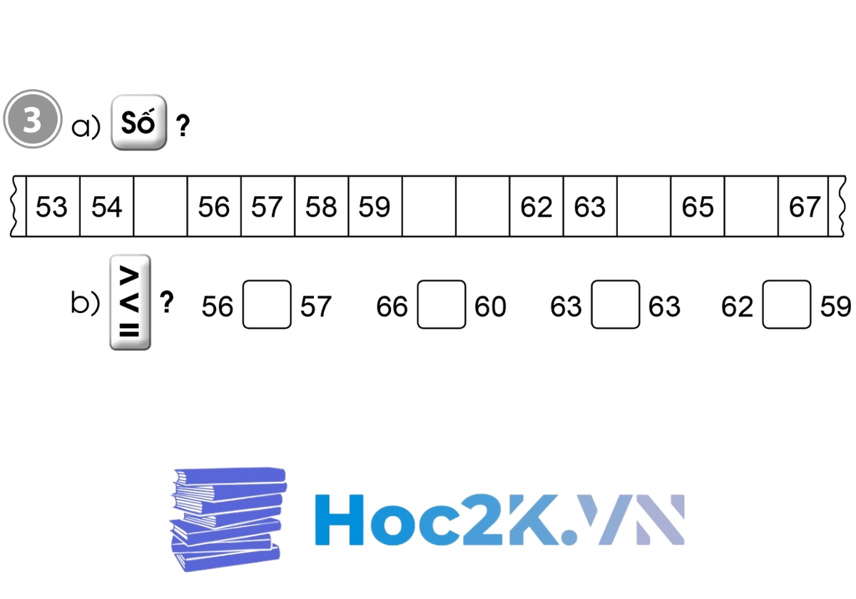 Bài 49: So sánh các số trong phạm vi 100 - Hình 5