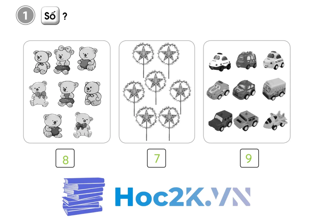 Bài 5: Các số 7, 8, 9 - Hình 2