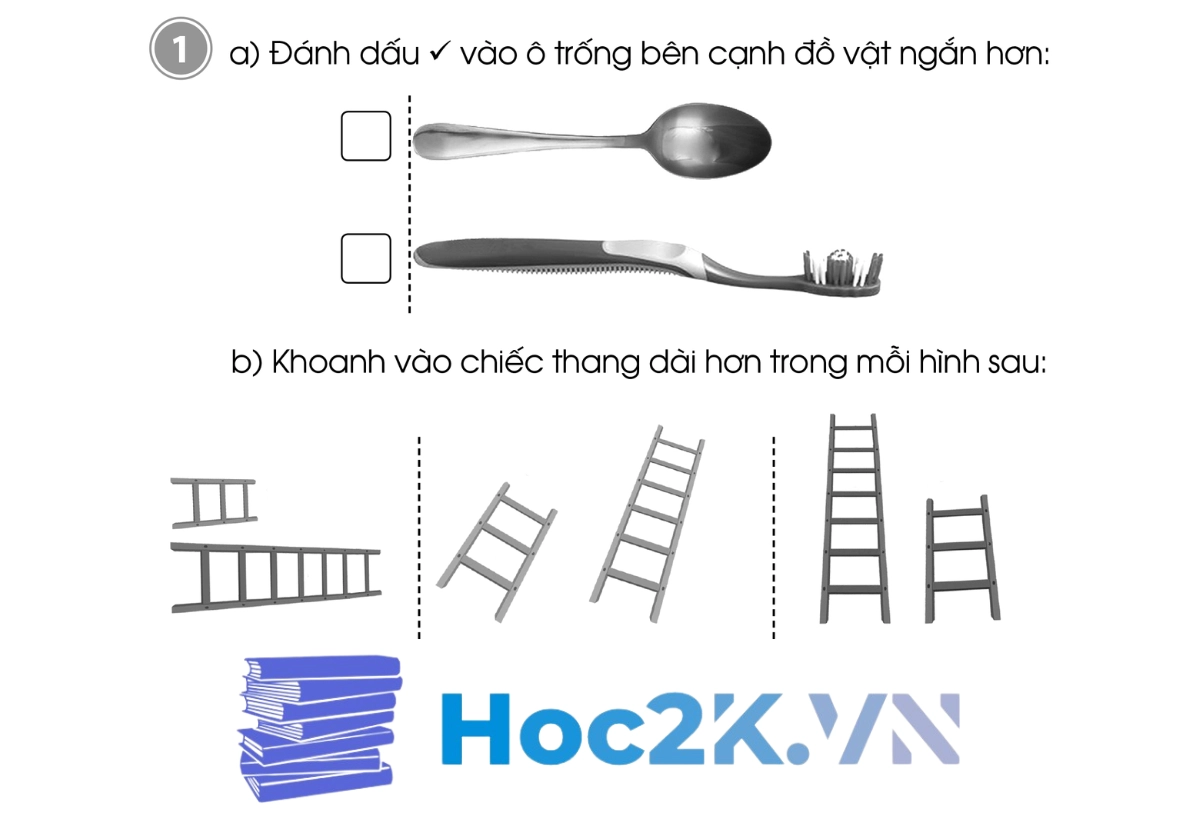 Bài 51: Dài hơn - Ngắn hơn - Hình 1