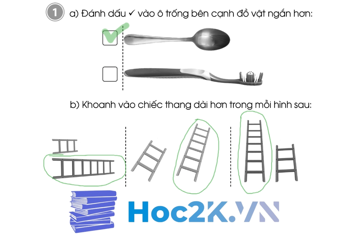 Bài 51: Dài hơn - Ngắn hơn - Hình 2