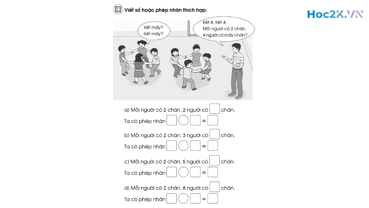 Bài 55: Bảng nhân 2 - Hình 7