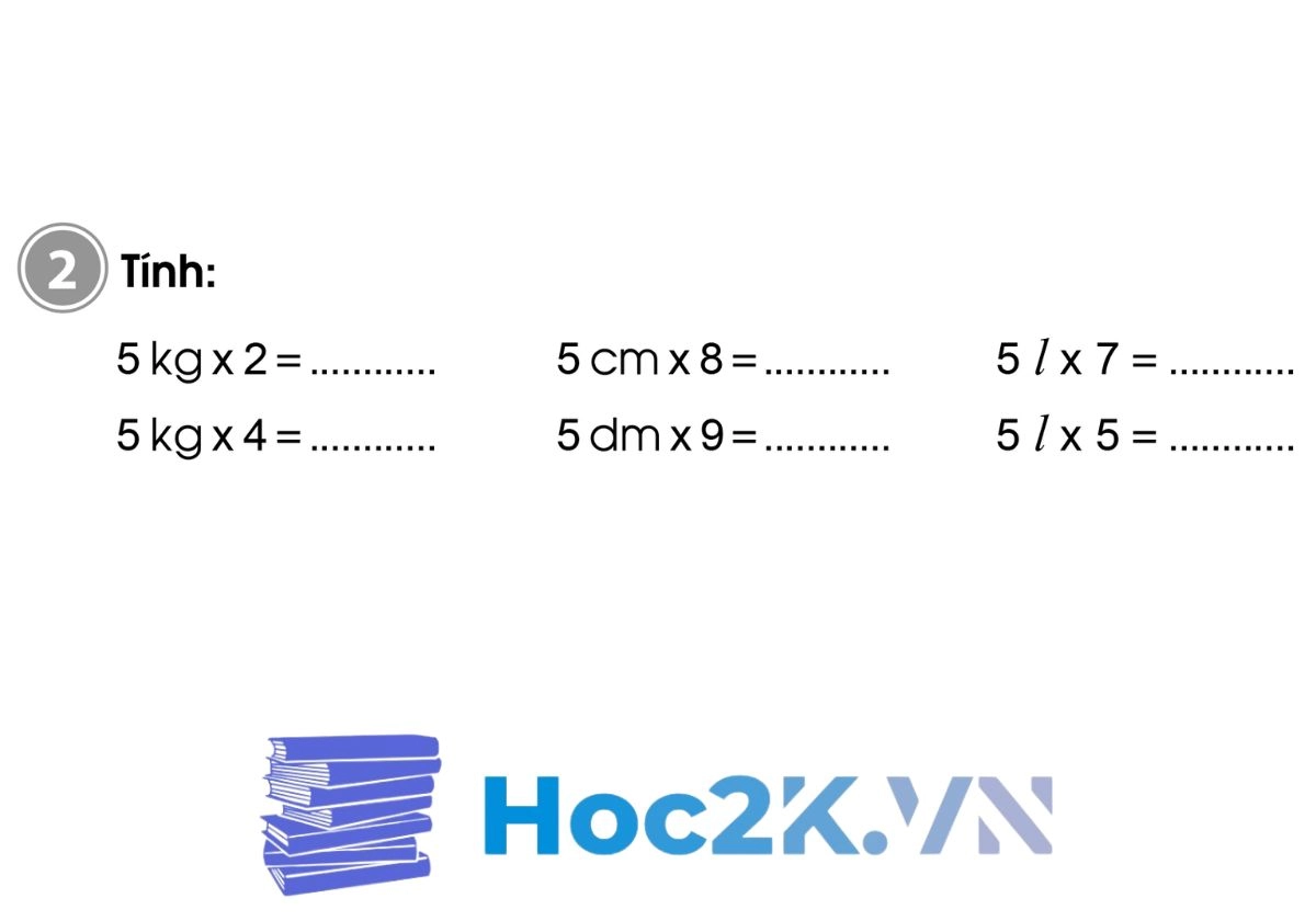 Bài 56: Bảng nhân 5 - Hình 3 Bài 56: Bảng nhân 5 - Hình 3