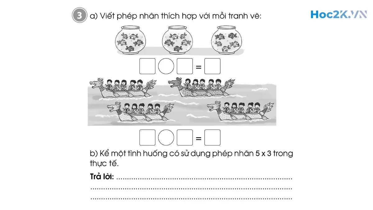 Bài 56: Bảng nhân 5 - Hình 5 Bài 56: Bảng nhân 5 - Hình 5