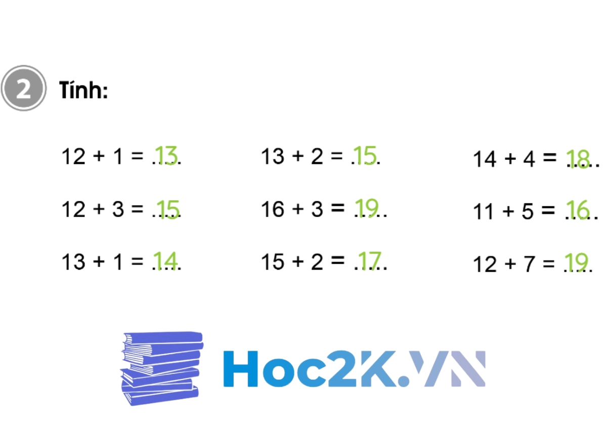 Bài 56: Phép cộng dạng 14+3 - Hình 4