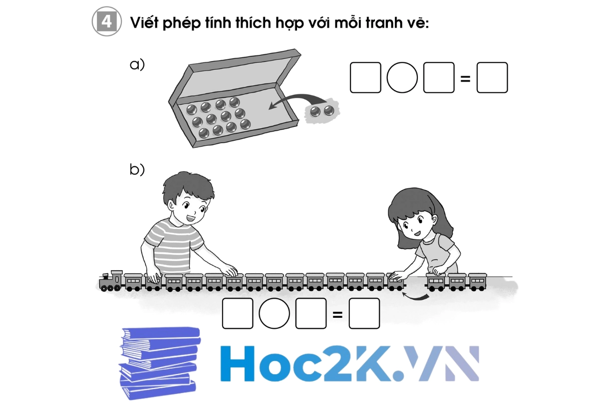 Bài 56: Phép cộng dạng 14+3 - Hình 7