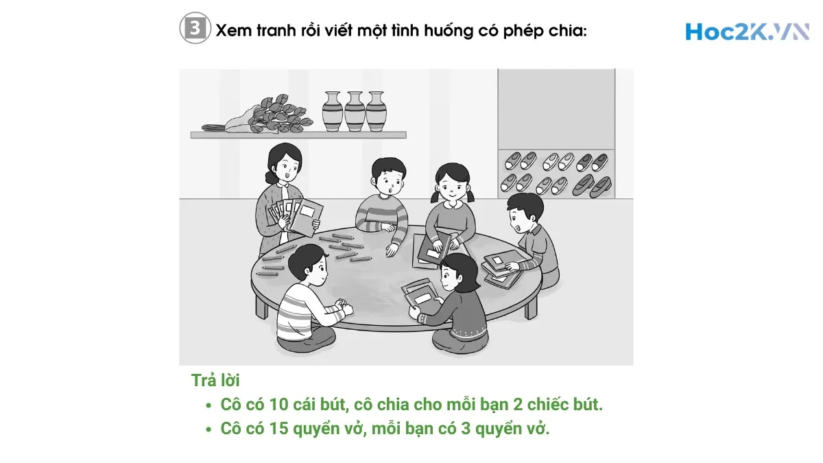 Bài 58: Phép chia - Hình 6 Bài 58: Phép chia - Hình 6