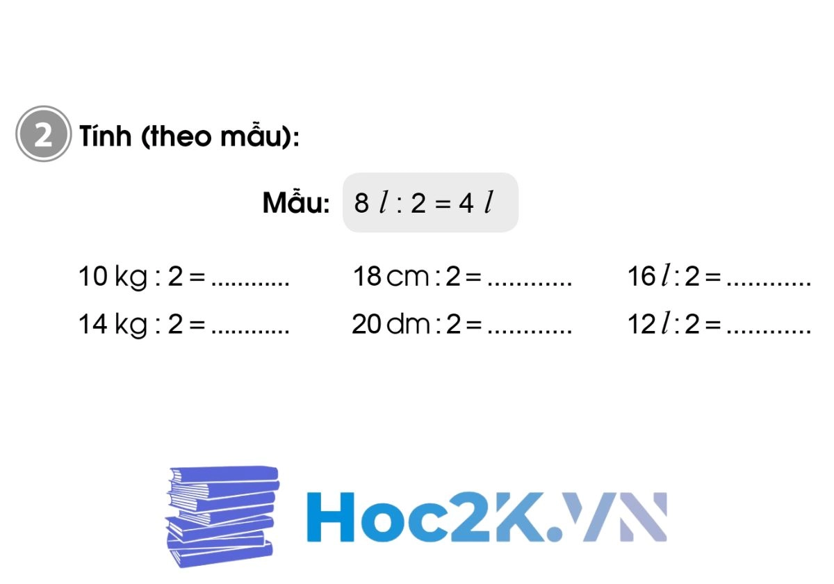Bài 60: Bảng chia 2 - Hình 3 Bài 60: Bảng chia 2 - Hình 3