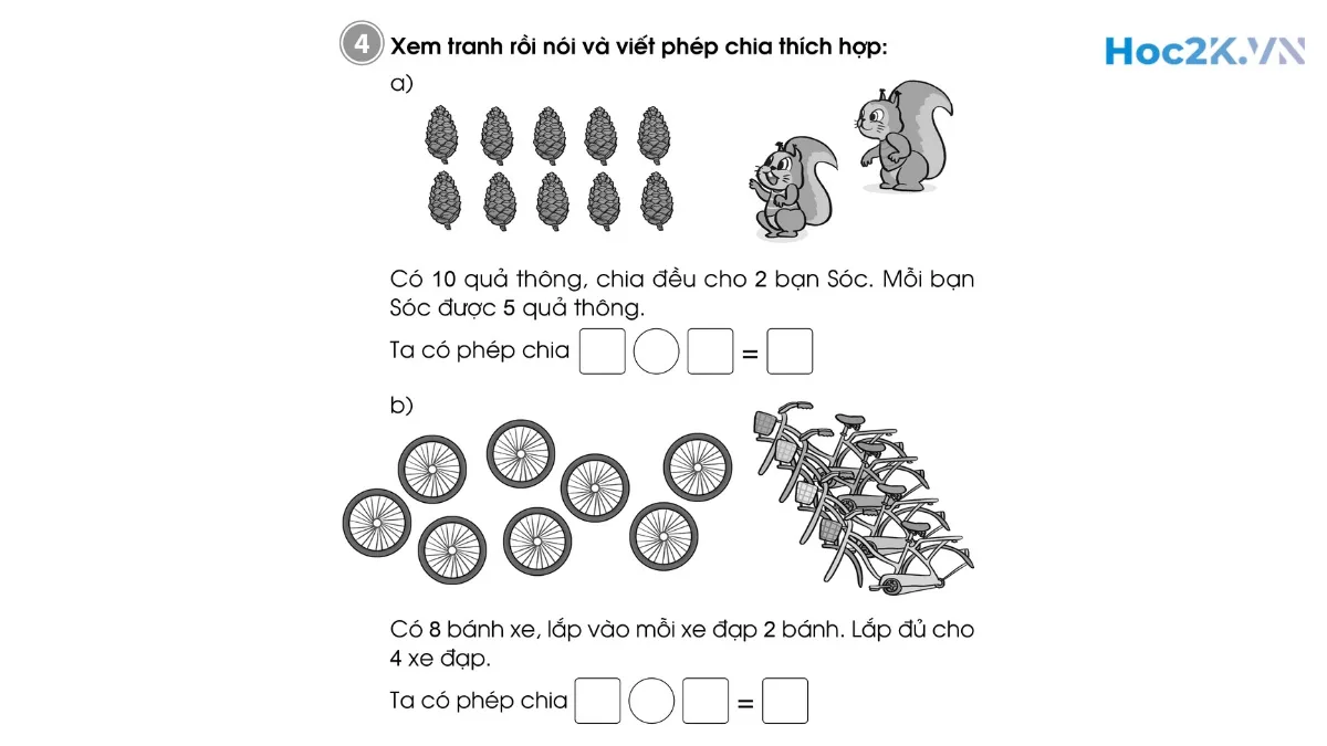 Bài 60: Bảng chia 2 - Hình 7 Bài 60: Bảng chia 2 - Hình 7