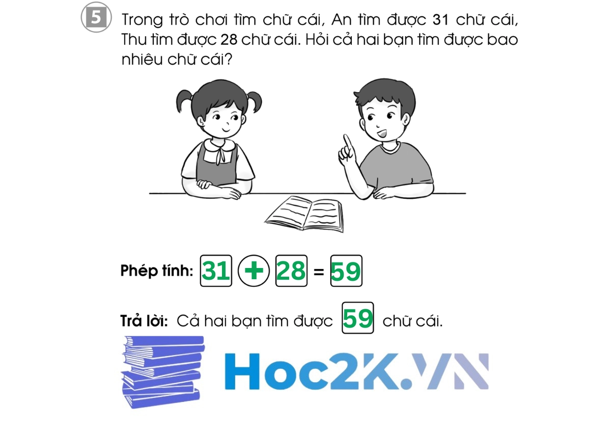 Bài 60: Phép cộng dạng 25+14 - Hình 10