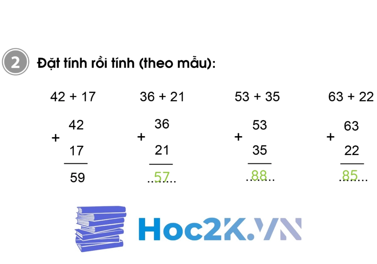 Bài 60: Phép cộng dạng 25+14 - Hình 4