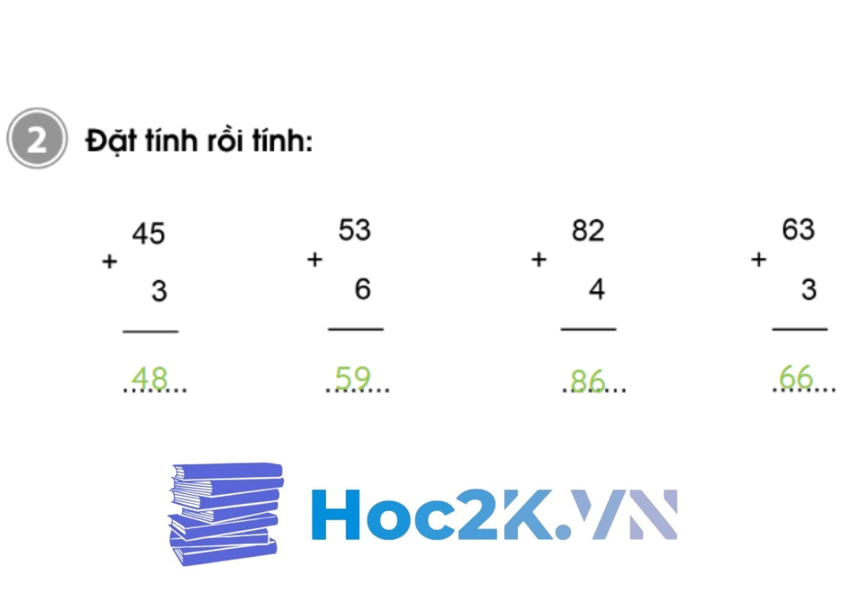 Bài 61: Phép cộng dạng 25+4, 25+40 - Hình 4