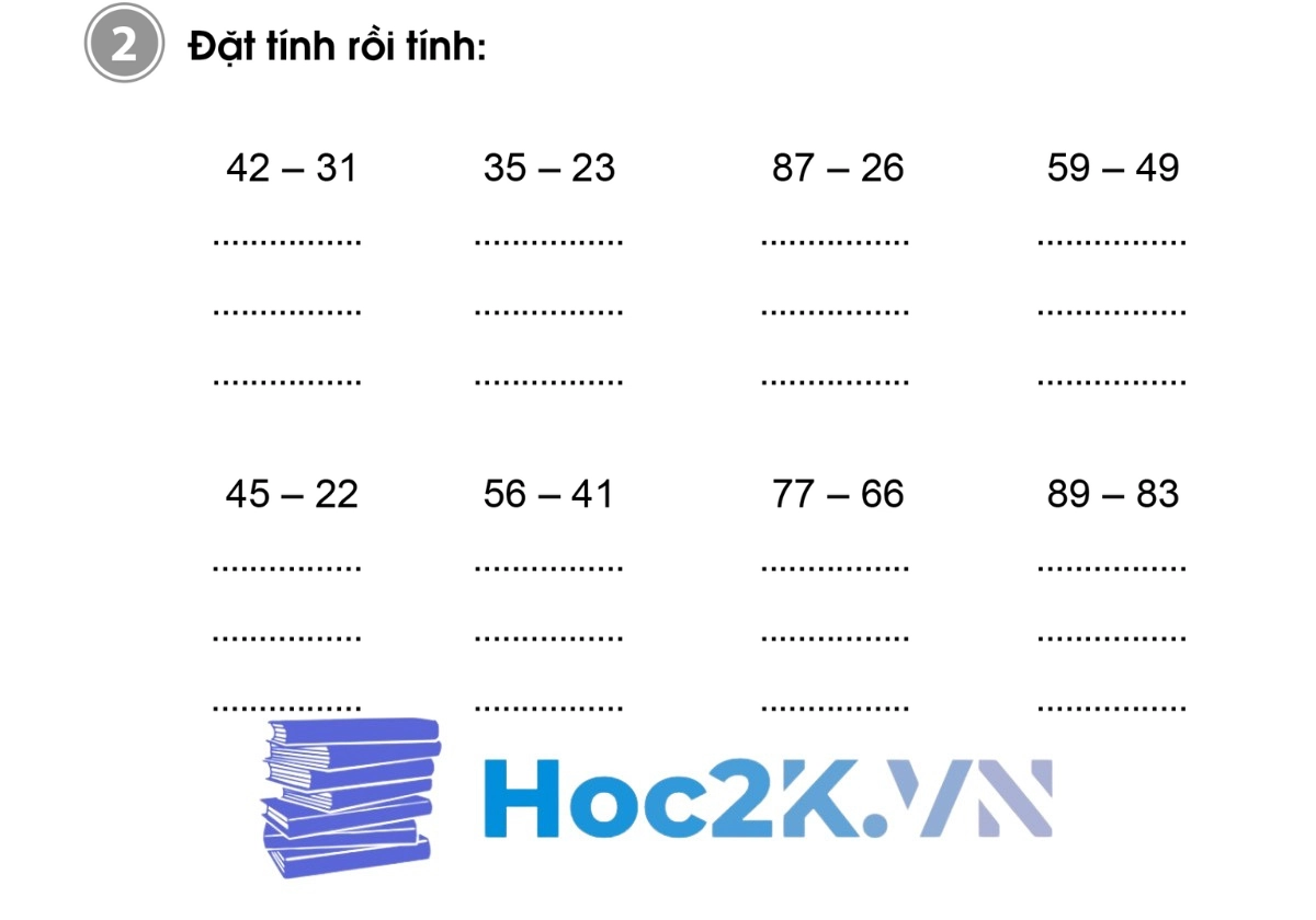 Bài 63: Phép trừ dạng 39 – 15 - Hình 3