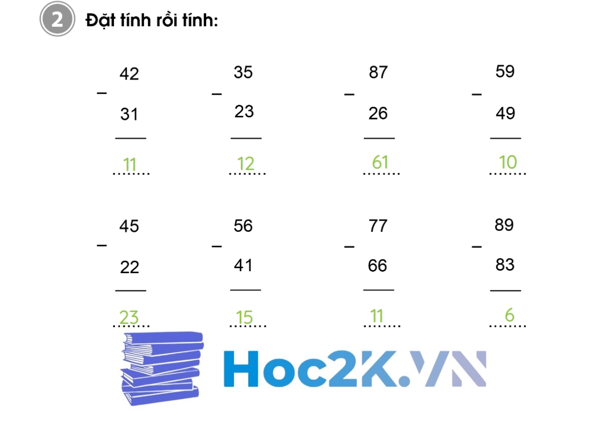 Bài 63: Phép trừ dạng 39 – 15 - Hình 4