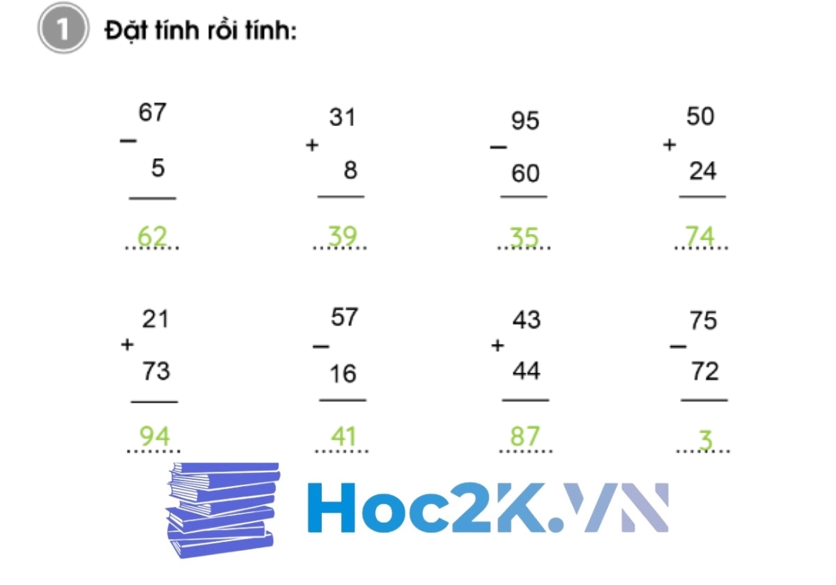 Bài 66: Luyện tập chung trang 56,57 - Hình 2