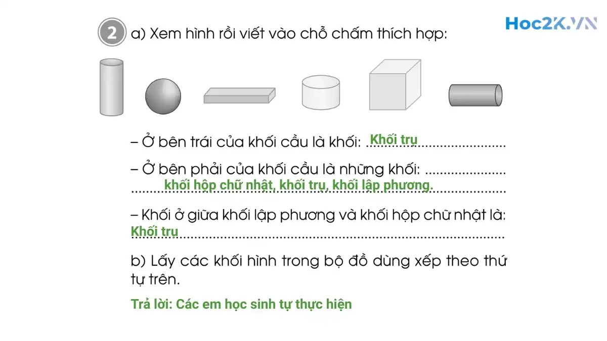 Bài 66: Thực hành lắp ghép, xếp hình khối - Hình 4 Bài 66: Thực hành lắp ghép, xếp hình khối - Hình 4